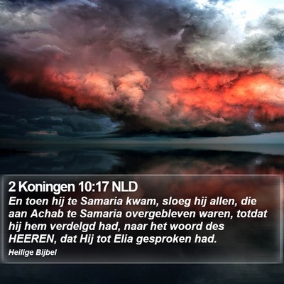 2 Koningen 10:17 NLD Bible Verse Image