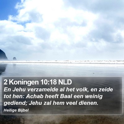 2 Koningen 10:18 NLD Bible Verse Image