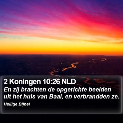 2 Koningen 10:26 NLD Bible Verse Image