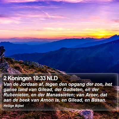 2 Koningen 10:33 NLD Bible Verse Image