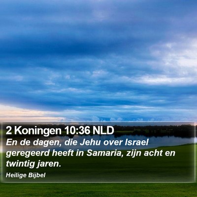 2 Koningen 10:36 NLD Bible Verse Image