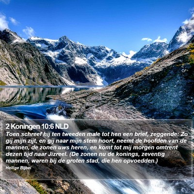 2 Koningen 10:6 NLD Bible Verse Image