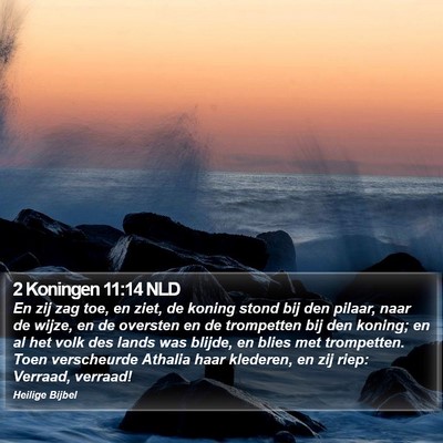2 Koningen 11:14 NLD Bible Verse Image