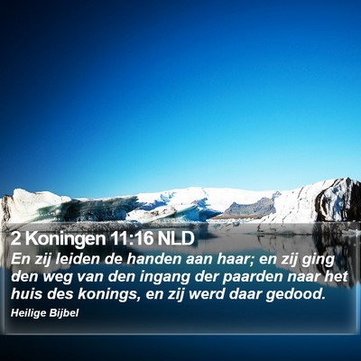 2 Koningen 11:16 NLD Bible Verse Image