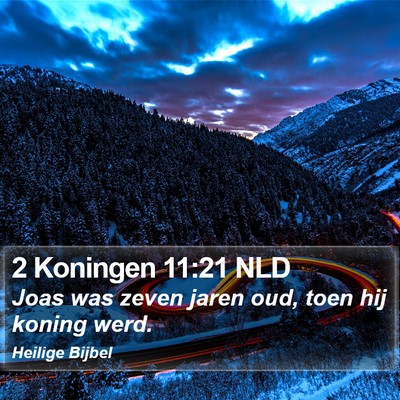2 Koningen 11:21 NLD Bible Verse Image