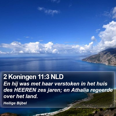 2 Koningen 11:3 NLD Bible Verse Image