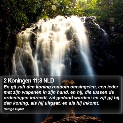 2 Koningen 11:8 NLD Bible Verse Image