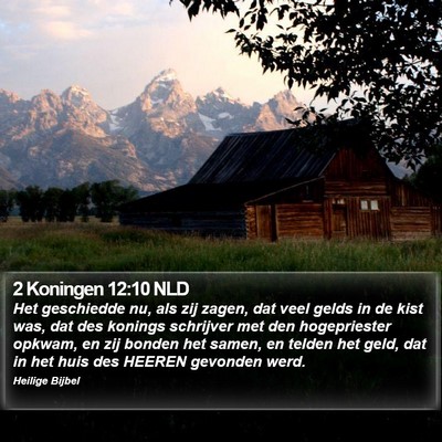 2 Koningen 12:10 NLD Bible Verse Image