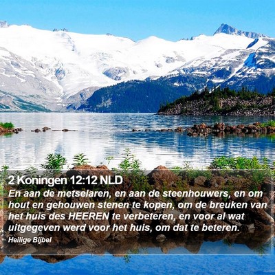 2 Koningen 12:12 NLD Bible Verse Image