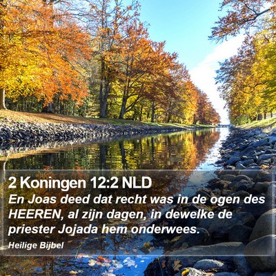 2 Koningen 12:2 NLD Bible Verse Image