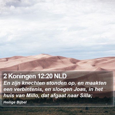 2 Koningen 12:20 NLD Bible Verse Image