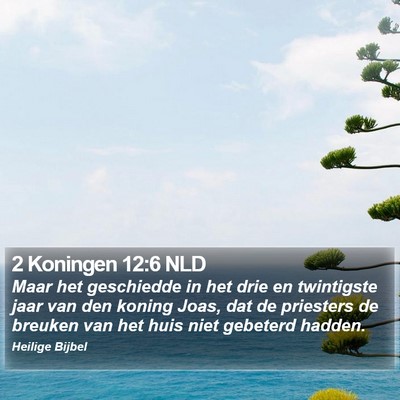 2 Koningen 12:6 NLD Bible Verse Image