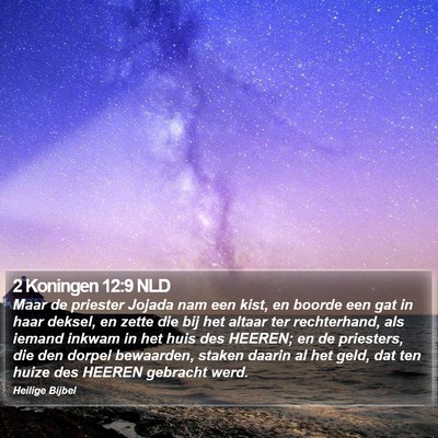 2 Koningen 12:9 NLD Bible Verse Image