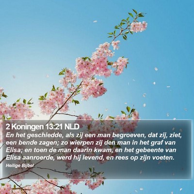 2 Koningen 13:21 NLD Bible Verse Image