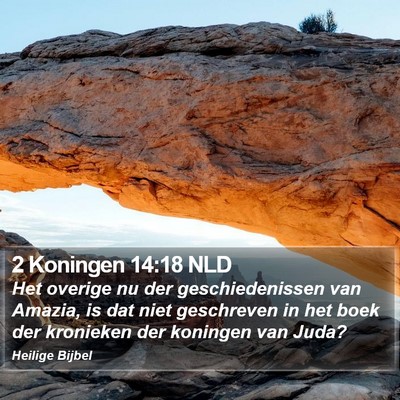 2 Koningen 14:18 NLD Bible Verse Image
