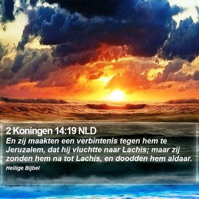 2 Koningen 14:19 NLD Bible Verse Image