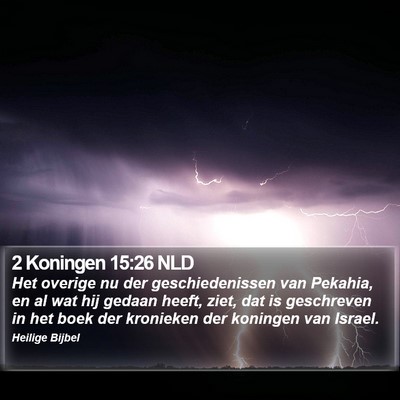 2 Koningen 15:26 NLD Bible Verse Image