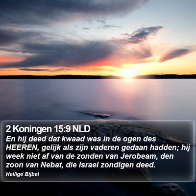 2 Koningen 15:9 NLD Bible Verse Image