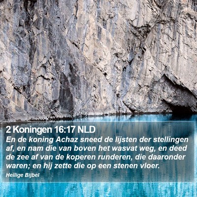 2 Koningen 16:17 NLD Bible Verse Image