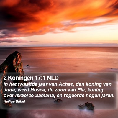 2 Koningen 17:1 NLD Bible Verse Image