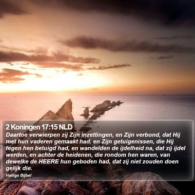 2 Koningen 17:15 NLD Bible Verse Image