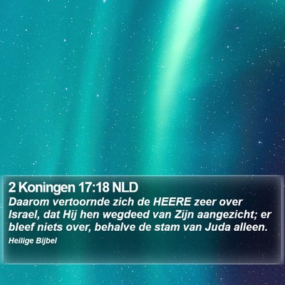 2 Koningen 17:18 NLD Bible Verse Image