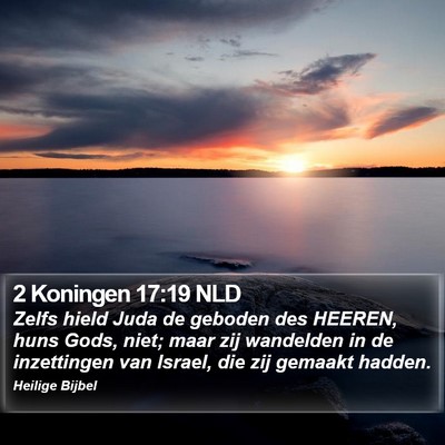 2 Koningen 17:19 NLD Bible Verse Image
