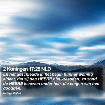 2 Koningen 17:25 NLD Bible Verse Image