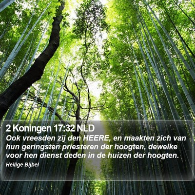 2 Koningen 17:32 NLD Bible Verse Image