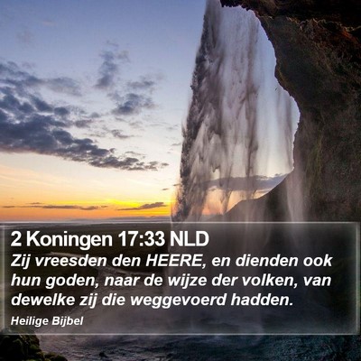 2 Koningen 17:33 NLD Bible Verse Image
