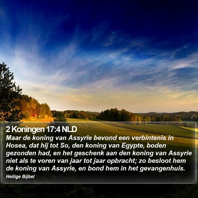 2 Koningen 17:4 NLD Bible Verse Image