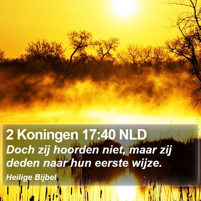 2 Koningen 17:40 NLD Bible Verse Image
