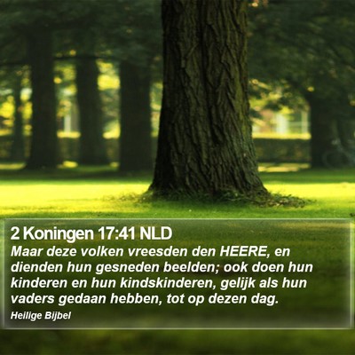 2 Koningen 17:41 NLD Bible Verse Image