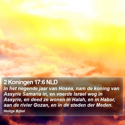 2 Koningen 17:6 NLD Bible Verse Image