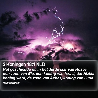 2 Koningen 18:1 NLD Bible Verse Image