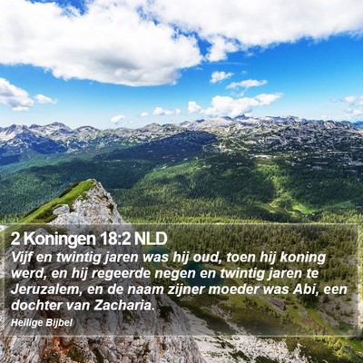 2 Koningen 18:2 NLD Bible Verse Image