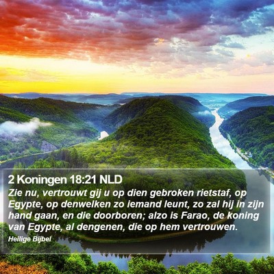 2 Koningen 18:21 NLD Bible Verse Image