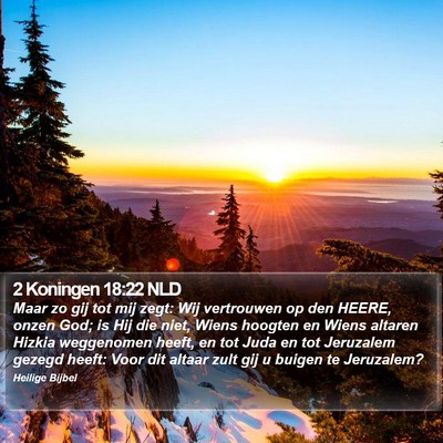 2 Koningen 18:22 NLD Bible Verse Image