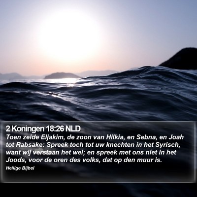 2 Koningen 18:26 NLD Bible Verse Image