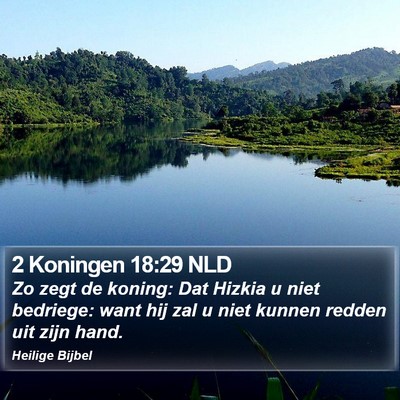 2 Koningen 18:29 NLD Bible Verse Image