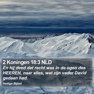 2 Koningen 18:3 NLD Bible Verse Image