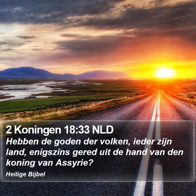 2 Koningen 18:33 NLD Bible Verse Image