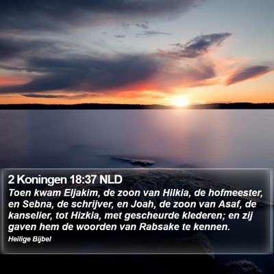 2 Koningen 18:37 NLD Bible Verse Image