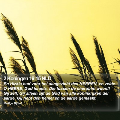 2 Koningen 19:15 NLD Bible Verse Image