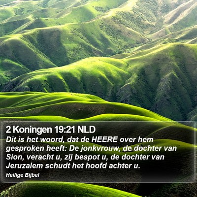 2 Koningen 19:21 NLD Bible Verse Image