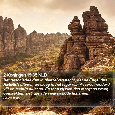 2 Koningen 19:35 NLD Bible Verse Image
