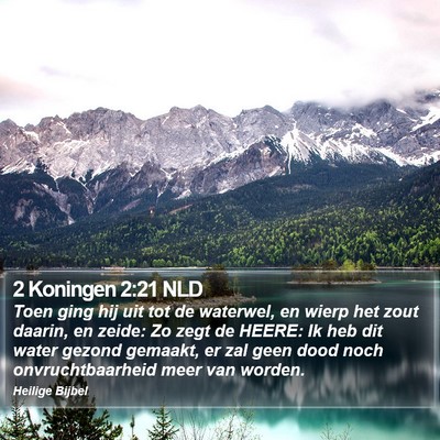 2 Koningen 2:21 NLD Bible Verse Image