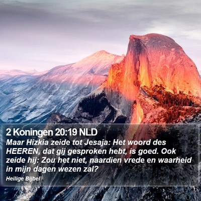 2 Koningen 20:19 NLD Bible Verse Image