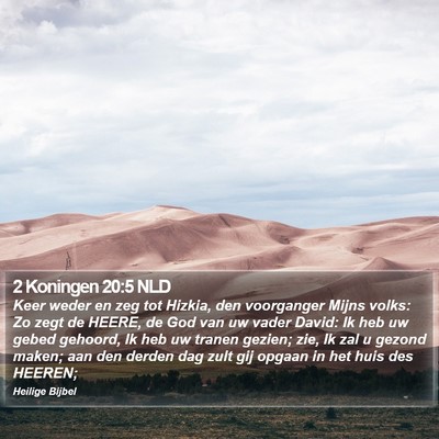 2 Koningen 20:5 NLD Bible Verse Image
