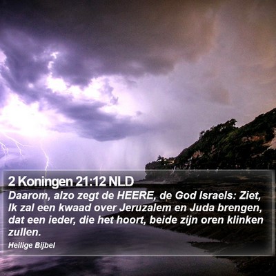 2 Koningen 21:12 NLD Bible Verse Image